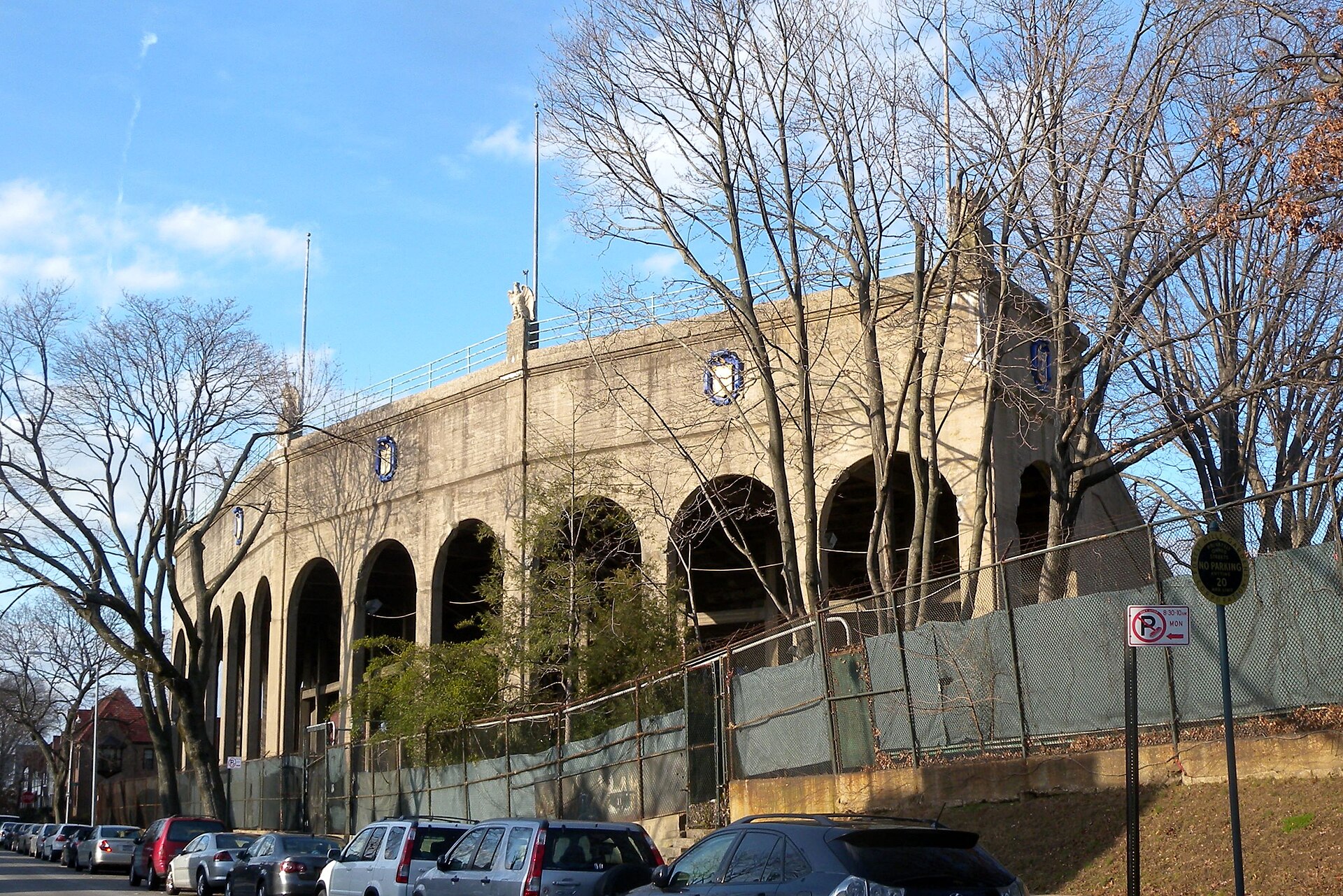Exterior del Forest Hills Stadium, en Queens, Nueva York, el recinto donde tocó Ringo Starr